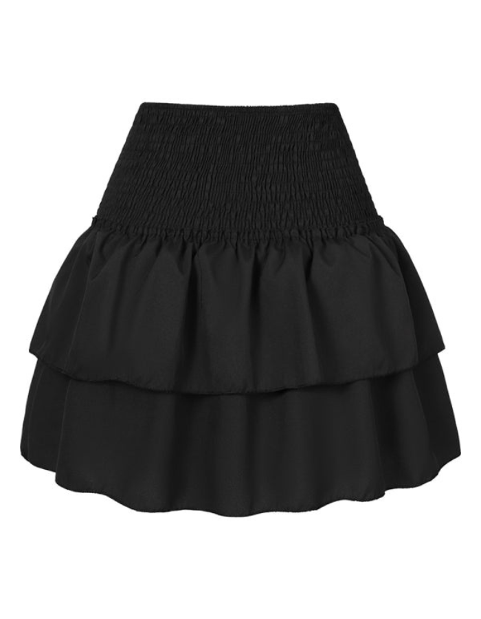 SHOPIQAT Women's Fashion Ruffled Floral Half-Length Pleated Skirt - Premium from shopiqat - Just $6.900! Shop now at shopiqat